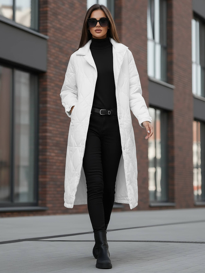 Ženska jakna bijela OZONEE JS/5M3177/281Z