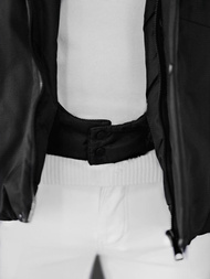 Muška jakna crno-siva OZONEE JS/91M9903/92