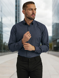 Muška Košulja Modra OZONEE V/V186