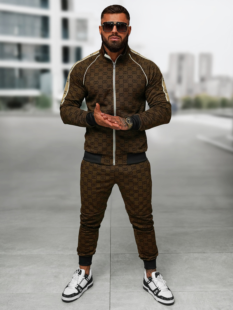 Muška Trenirka Tamno-Bež OZONEE O/FF5110AB