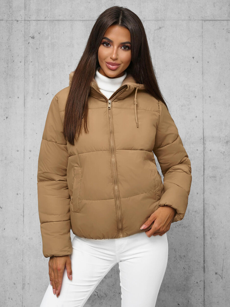 Ženska Jakna Svijetlo-Bež OZONEE JS/16M9187/158