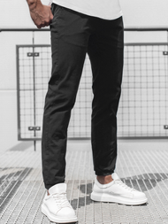 Muške chino jogger hlače crne OZONEE JB/JP1145/18