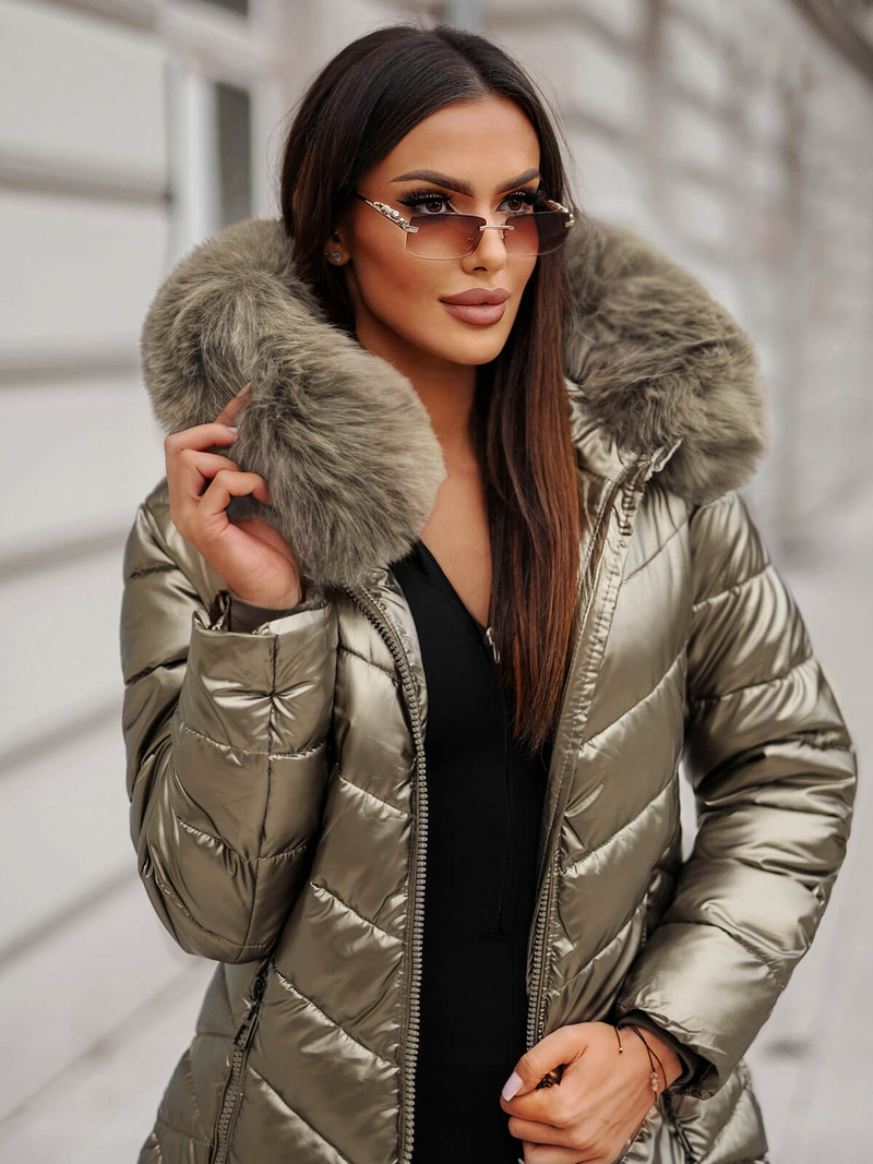 Ženska Jakna Zlatni OZONEE JS/16M9100/403Z