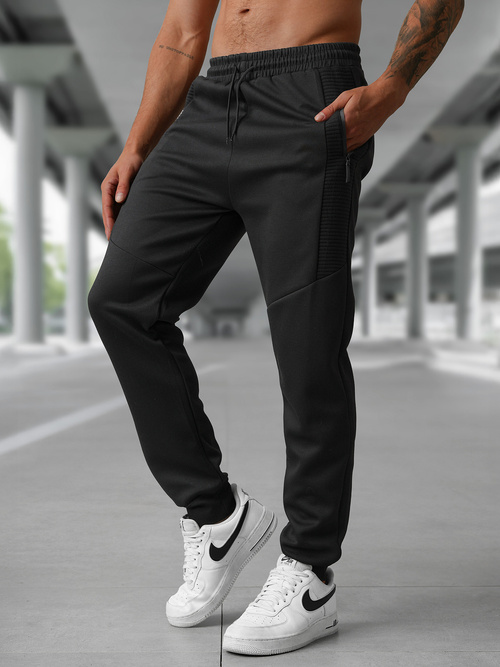 Muške sportske hlače crne OZONEE JS/15K1838/3