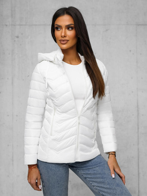 Ženska Jakna Bijela OZONEE JS/16M9238/281