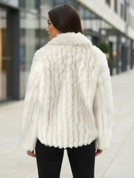 Ženska jakna bijela OZONEE JS/11Z8261Z