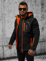 Muška softshell jakna crna OZONEE JS/HH024/1BZ