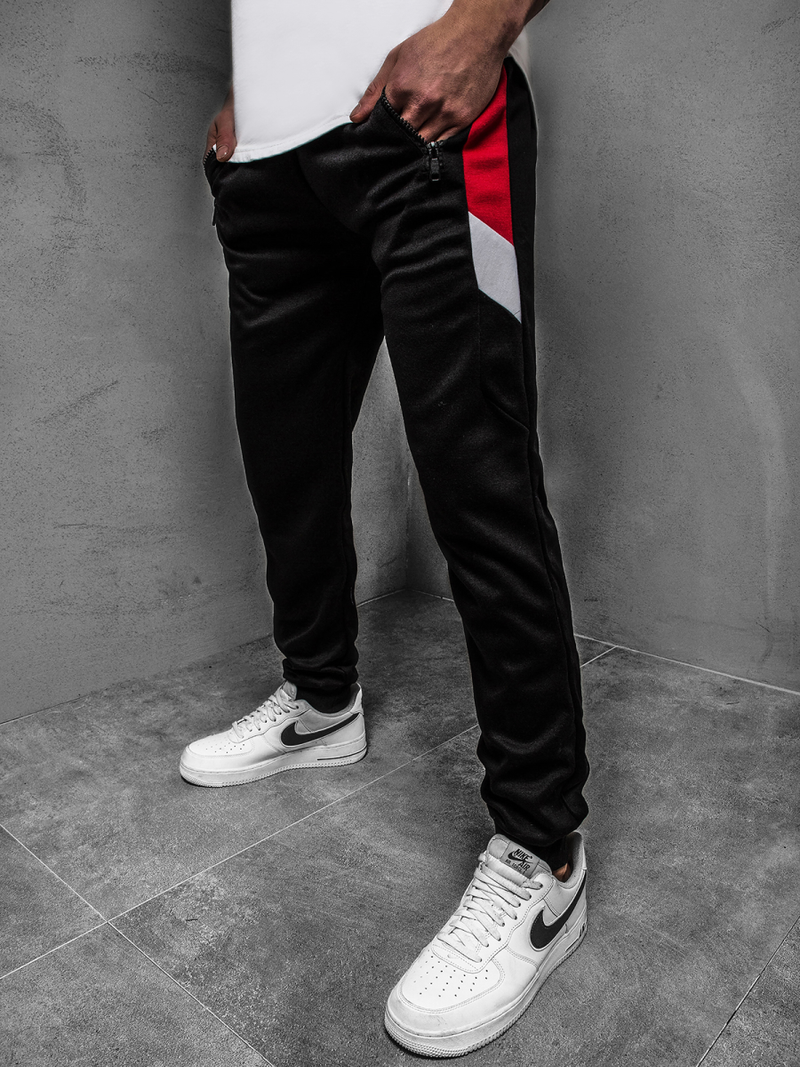 Muške sportske hlače Crne OZONEE JS/JZ11026Z