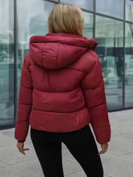 Ženska Jakna Bordo OZONEE JS/16M9188/06Z