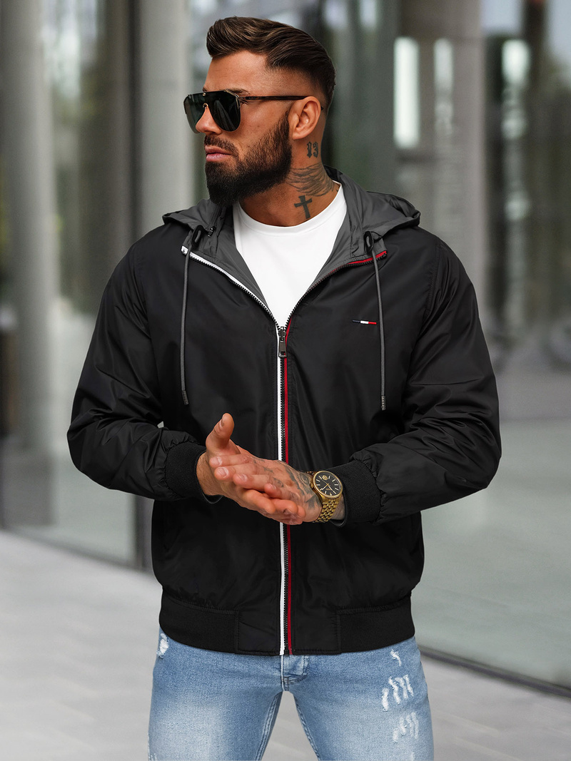 Muška Dvostrana Jakna siva OZONEE JS/16M9207/92