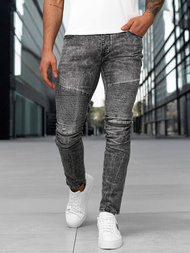 Muške traperice crne OZONEE NB/MP0069NZ