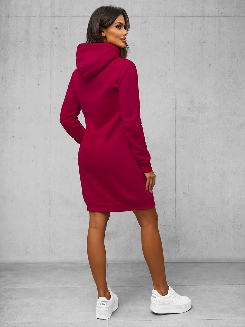 Ženska Dukserica Bordo OZONEE JS/YS10005/21Z