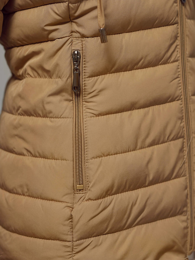 Ženska jakna tamno-bež OZONEE JS/16M9103/84