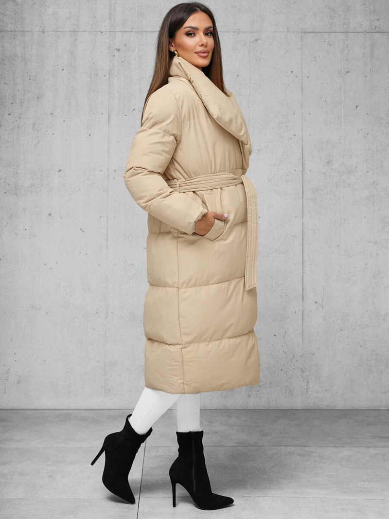 Ženska jakna bež OZONEE JS/M737/62Z