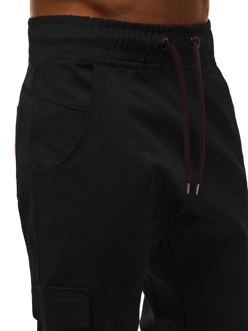 Muške jogger hlače crne OZONEE A/404