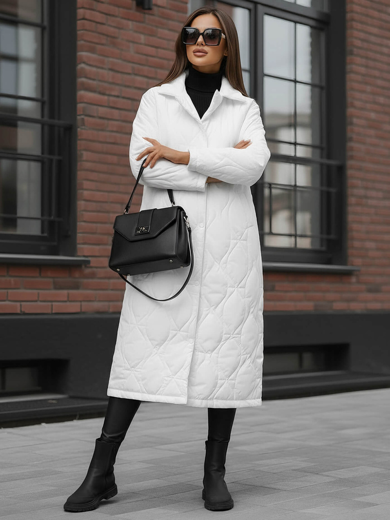 Ženska jakna bijela OZONEE JS/5M3177/281Z