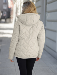 Ženska Jakna Bež OZONEE JS/16M9300/280