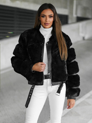 Ženska jakna crna OZONEE JS/11Z8080Z