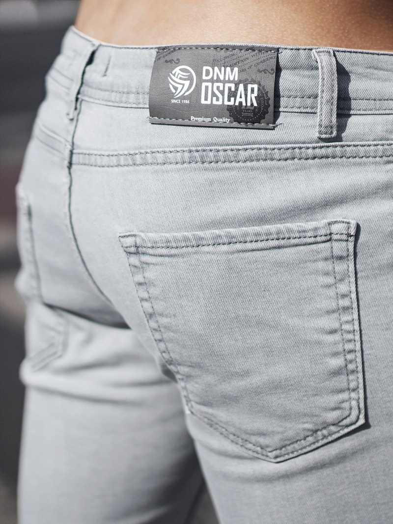 Muške Traperice Sive OZONEE DO/2463