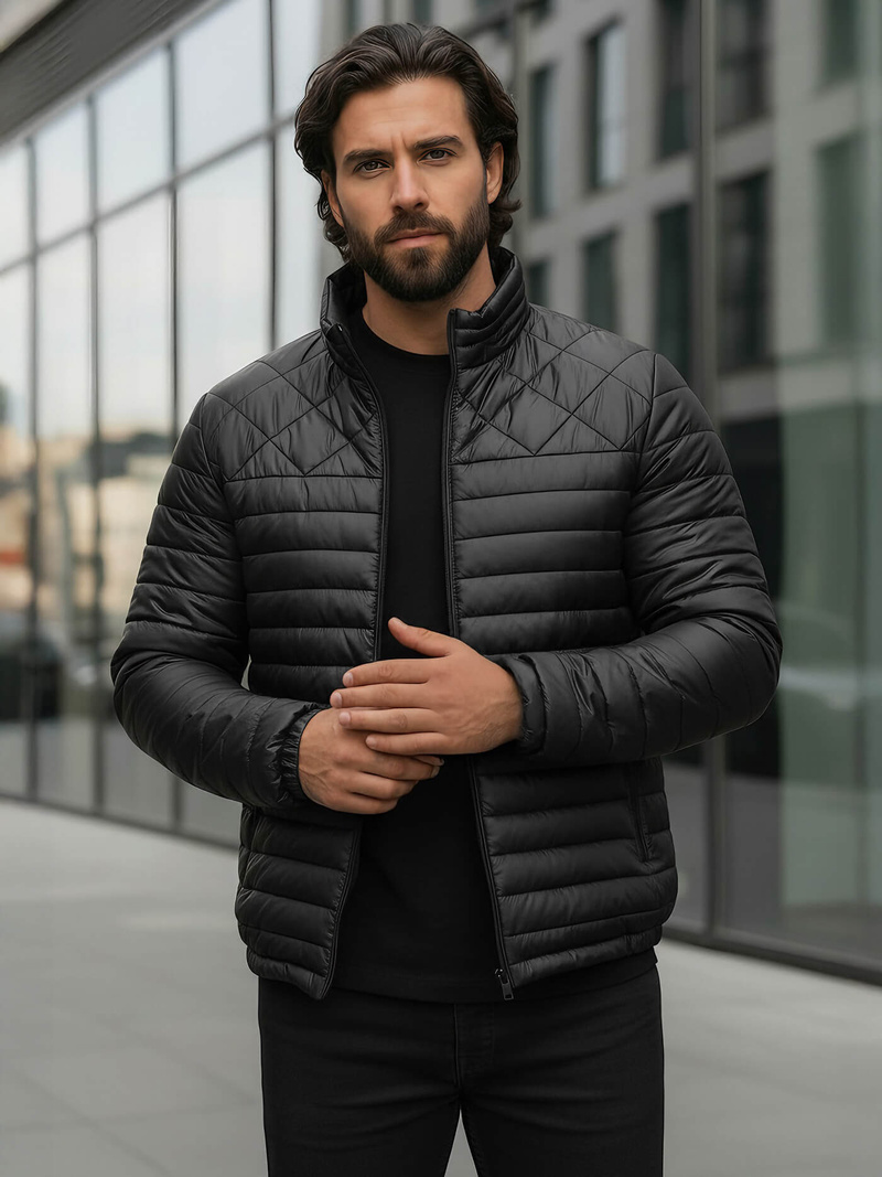 Muška Jakna Crna OZONEE JS/16M9328/392BZ