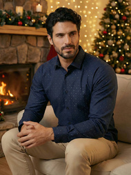 Muška Košulja Modra OZONEE V/V181Z