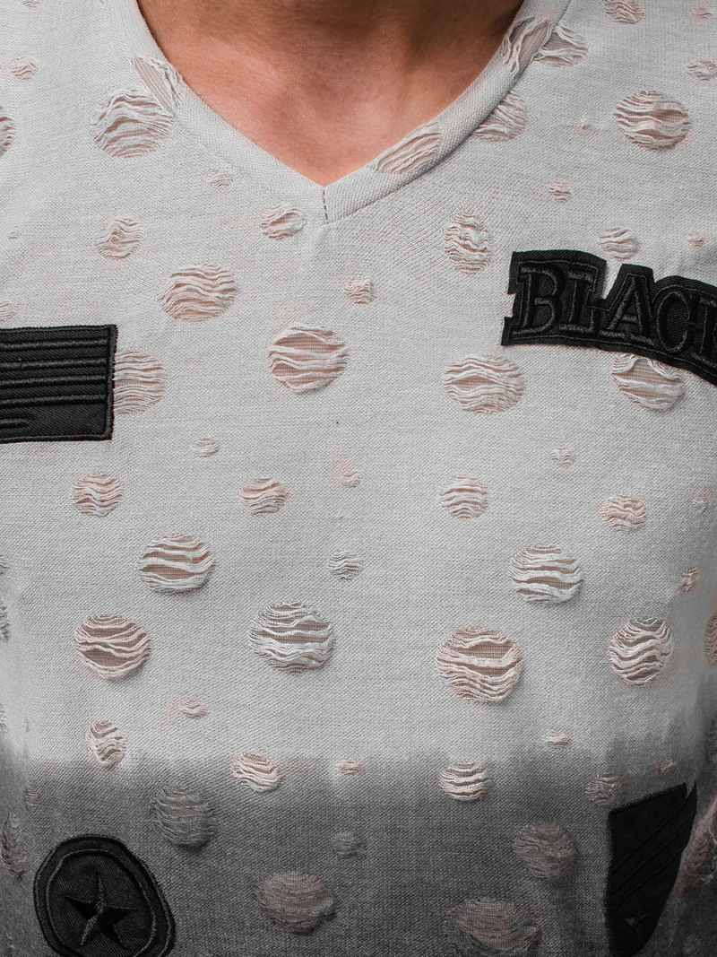 Muška majica siva OZONEE MJ/318YZ