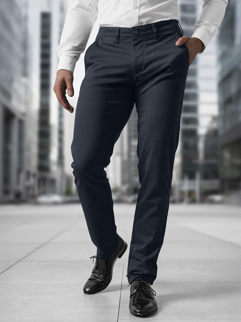 Muške chino hlače modre OZONEE V/5100