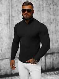 Muški Džemper Crni OZONEE NB/MM6007/4Z