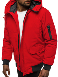 Muška jakna crvena OZONEE JS/2019005