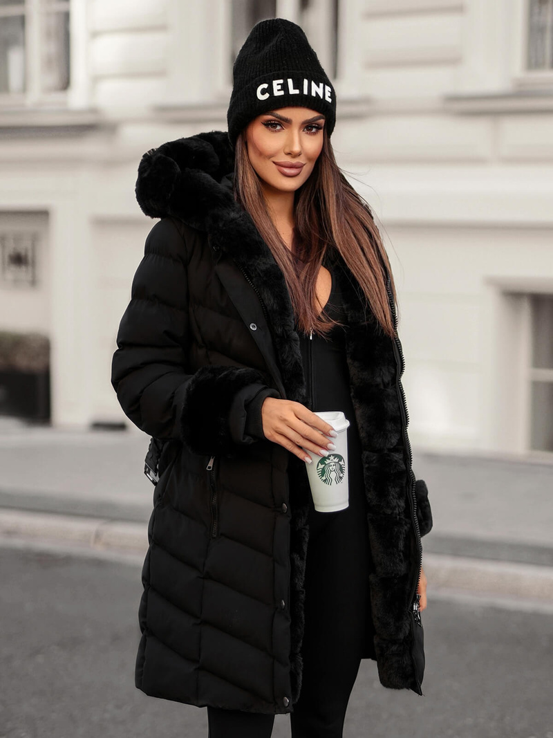 Ženska jakna crna OZONEE JS/5M3156/392Z