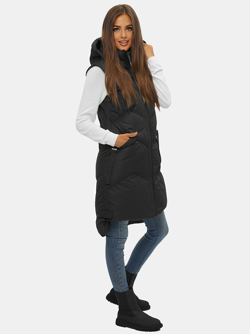 Ženski prsluk crni OZONEE JS/M788/392