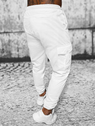 Muške jogger hlače bijele OZONEE O/PAN23023