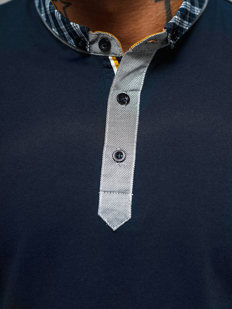 Muška polo majica modra OZONEE O/DA803