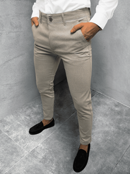 Muške hlače Bež OZONEE DJ/55600S