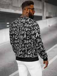 Muška Dukserica Crna OZONEE JS/8B1221/3