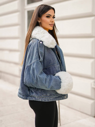 Ženska traper jakna plava OZONEE JS/11Z8219