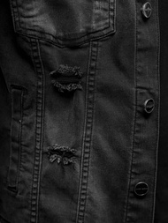 Muška traper jakna crna OZONEE NB/MJ506NZ