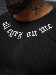 Muška Majica Crna OZONEE O/T7256