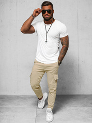 Muške Chino Hlače Bež OZONEE O/1404SP