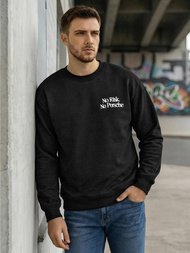 Muška dukserica crna OZONEE JS/65B3918/3Z