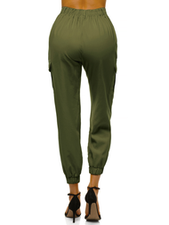 Ženske jogger hlače Kaki OZONEE O/HM005
