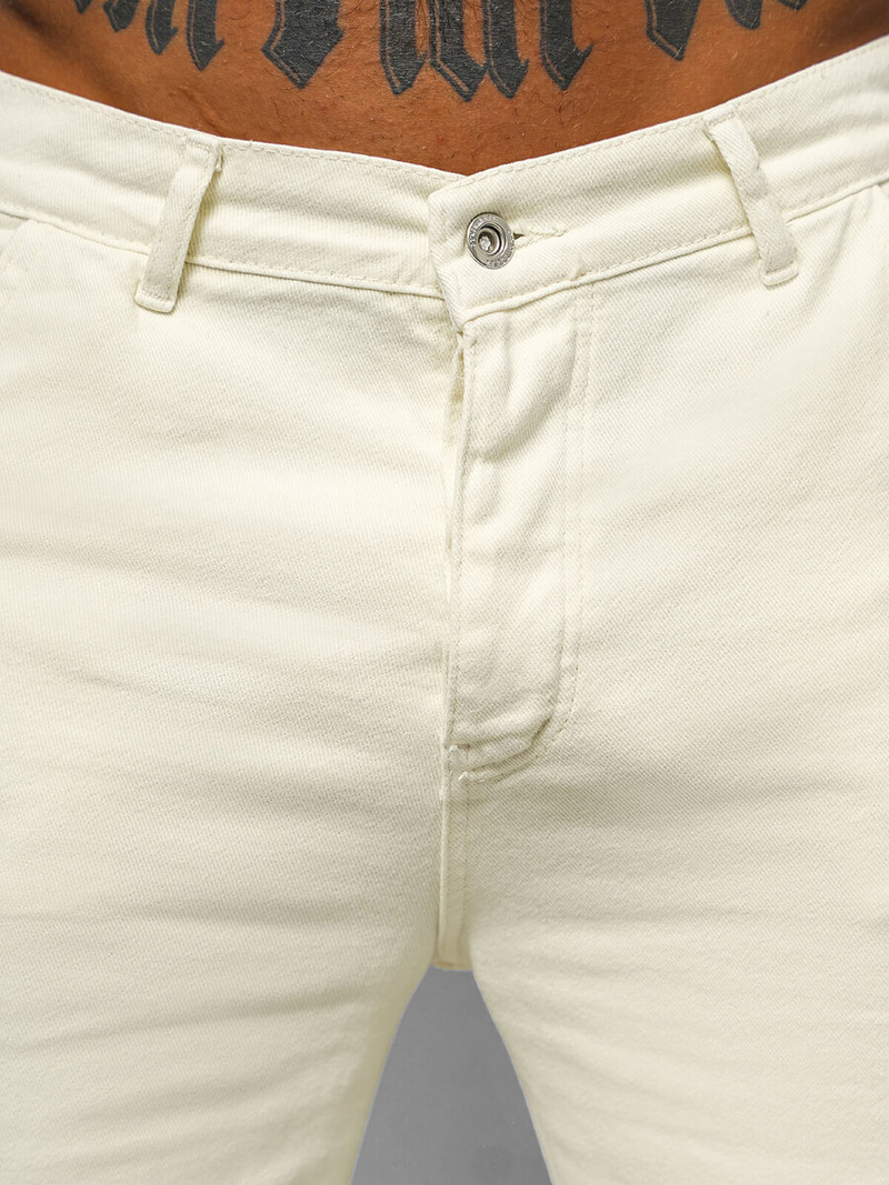 Muške Hlače Ecru OZONEE DO/4001