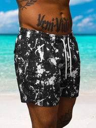 Muške kupaće kratke hlače crno-bijele OZONEE O/MTK3222