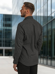 Muška košulja crna OZONEE V/V184