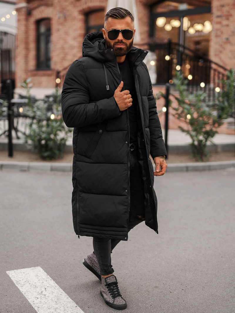 Muška zimska jakna crna OZONEE JS/19M1290/392