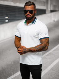 Muška polo majica bijela OZONEE O/DA729