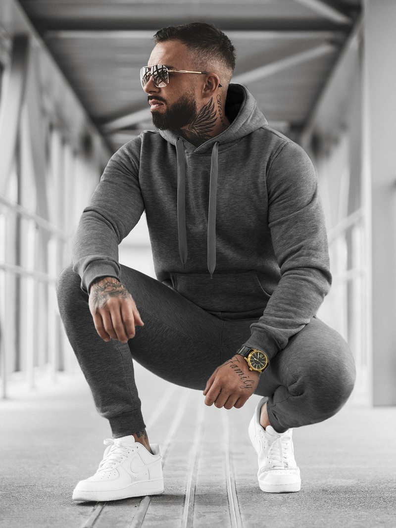 Muška trenirka grafitna OZONEE JS/XW2009