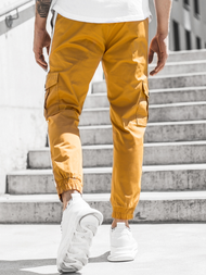 Muške chino jogger hlače Camel OZONEE DJ/5580