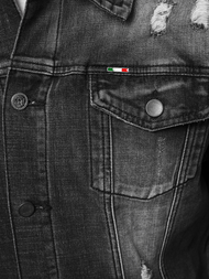 Muška traper jakna siva OZONEE NB/MJ511G