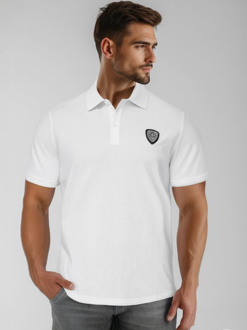Muška polo majica bijela OZONEE NB/MT3121Z